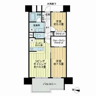 プレミスト美浜【6階】の間取り