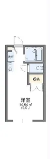 レオパレスプルニエ【2階】の間取り