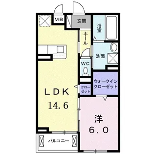 ボナール神野【302号室】の間取り