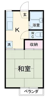 明栄ハイツ【1階】の間取り