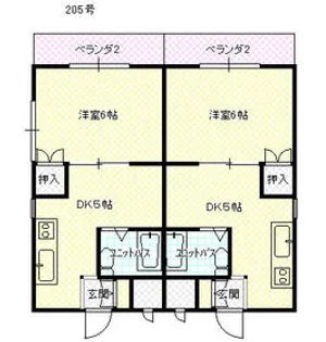 千曲マンション【2階】の間取り