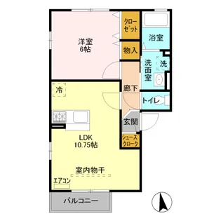 アイリス III【2階】の間取り