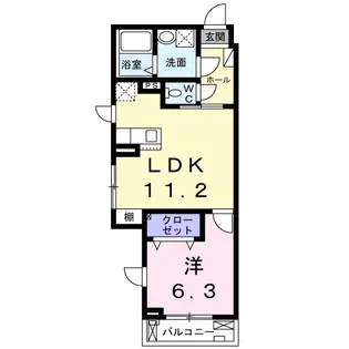 イル・ヴィラージュ【2階】の間取り