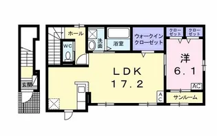 アバンツァーレⅡ【2階】の間取り