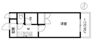 プレールカテリーナ代田橋【2階】の間取り