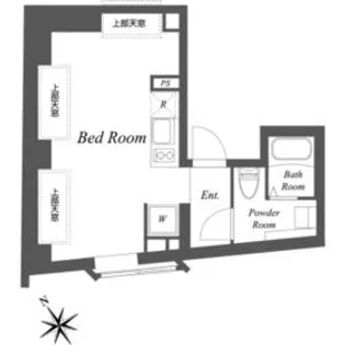 EXAM中目黒Ⅲ【4階】の間取り