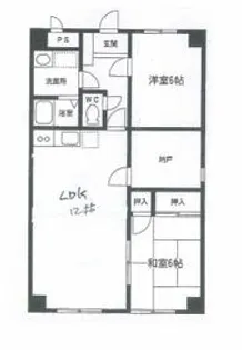 フィオーレ大山Ⅰ【103号室】の間取り