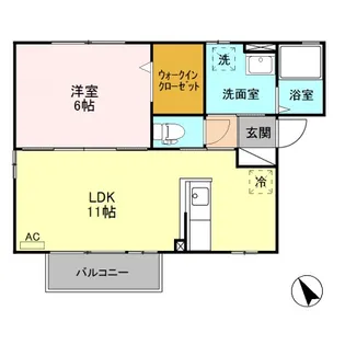 アネシス B【2階】の間取り