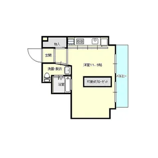 ポルトボヌール【2階】の間取り
