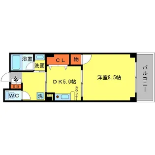 フローラ・ムラタ・ハイツ【1階】の間取り