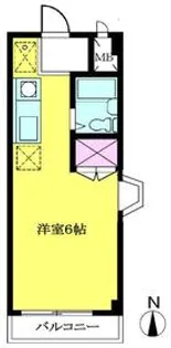 クレスト北町【301号室】の間取り