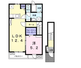 グレイス ミオ【2階】の間取り
