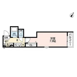 エクセラン鎌倉【2階】の間取り