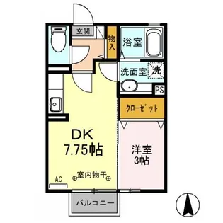 カーサ・ドルチェ【2階】の間取り