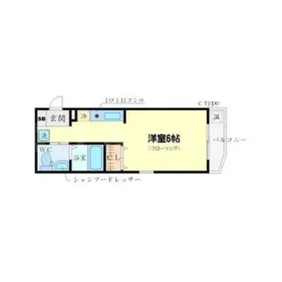 ウインズコートⅢ【2階】の間取り