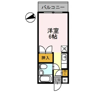 音羽MSKハイツ【2階】の間取り