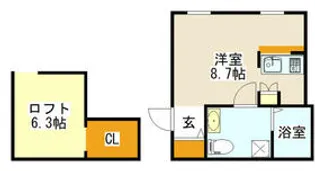 プリマガーデン穂の香【2-101号室】の間取り