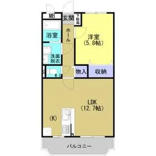 Y&Mディア古河【3階】の間取り