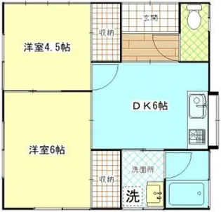 追浜東町ハイツ【1階】の間取り