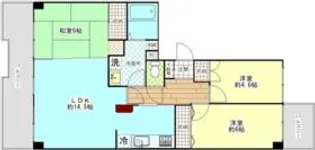 クリオ湘南追浜サニークレスト【11階】の間取り