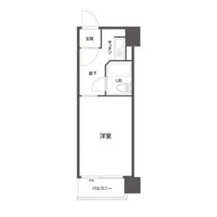 フラッツ100【210号室】の間取り