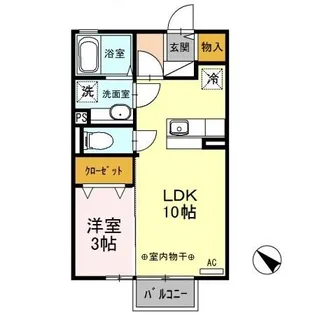 ロイヤルバード【2階】の間取り