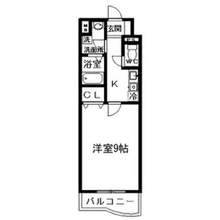 グランデュール【4階】の間取り