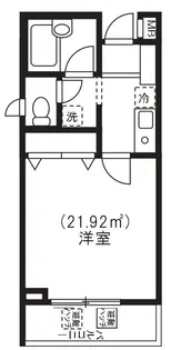 アンビシャス21大船【1階】の間取り