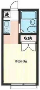 51イーストアパートメント【208号室】の間取り