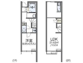 レオネクストHOPE Ⅲ【105号室】の間取り