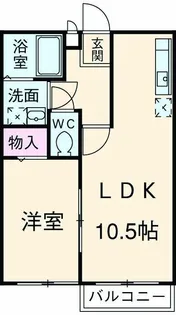 パークコート砂川弐番館【2階】の間取り