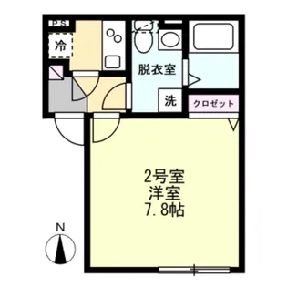 アサナミ追浜【302号室】の間取り