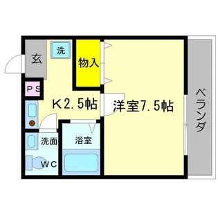 パイン箕面【0302号室】の間取り