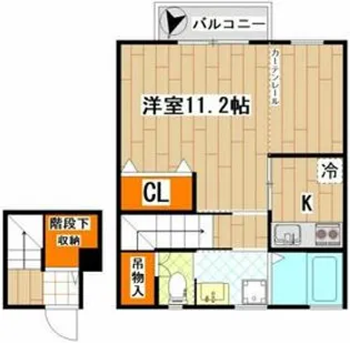 ラス フローレス【2階】の間取り