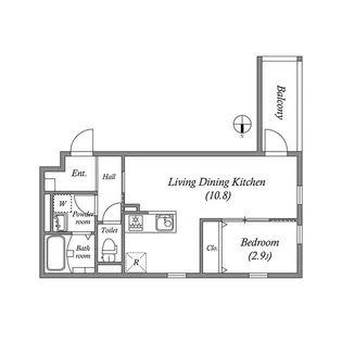 Amour Ville 江坂【3階】の間取り