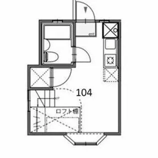 リバースよみうりランド・イースト【1階】の間取り