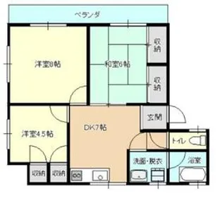 アーバン春日【301号室】の間取り