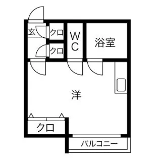 コーポラス常陽【2階】の間取り