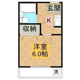ボヌール岸和田【0405号室】の間取り