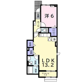 ナインストーン【1階】の間取り