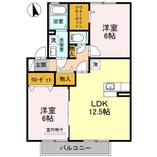 MAEDE TOWN B棟【2階】の間取り