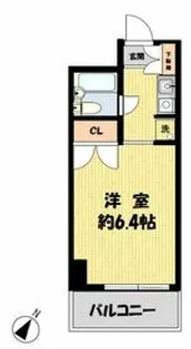 コスモ亀有Ⅴ【13階】の間取り