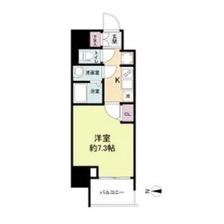 WORVE大阪本町【3階】の間取り