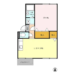 プレジール三宅 C【2階】の間取り