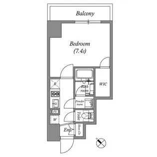 GRAN PASEO巣鴨Ⅱ【4階】の間取り