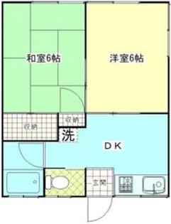 いさみハイツ【1階】の間取り