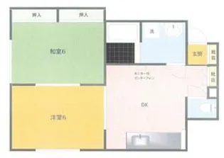 ジュネパレス静岡第一【101号室】の間取り