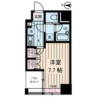 アムス馬喰町【7階】の間取り