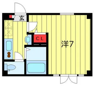 ロジュマン板橋徳丸Ⅱ番館【2階】の間取り