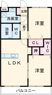 ボヌフィール【3階】の間取り